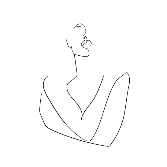 Women hugging herself - symbol for women's health dietitian